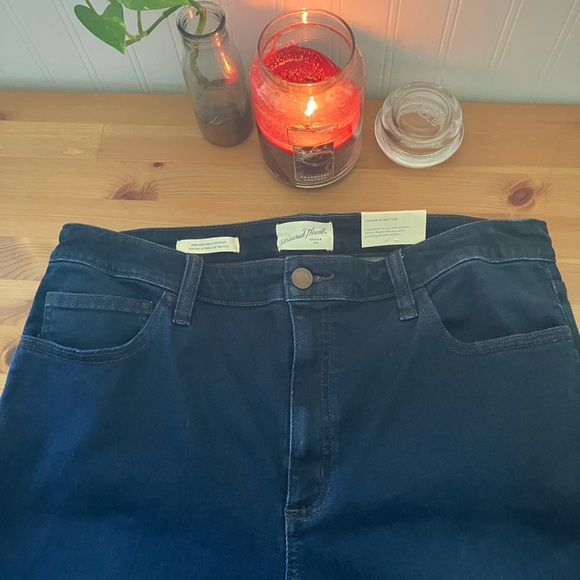 Universal Thread Dark Wash Ankle Bootcut Jeans Size 17 New With Tags - Picture 2 of 11